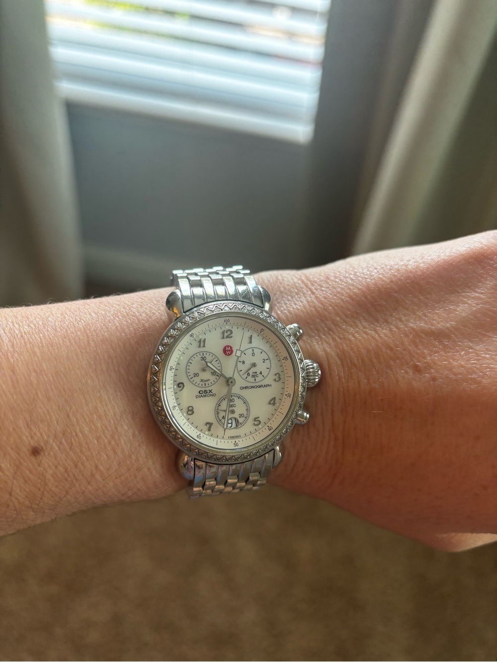 Michele CSX Diamond chronograph